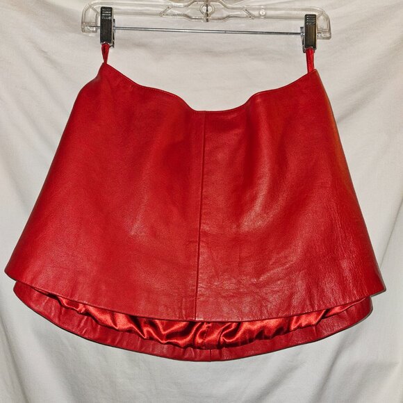 New MED A-line SKIRT Retro Rockabilly Stunning Iridescent Silk - Picture 10 of 15